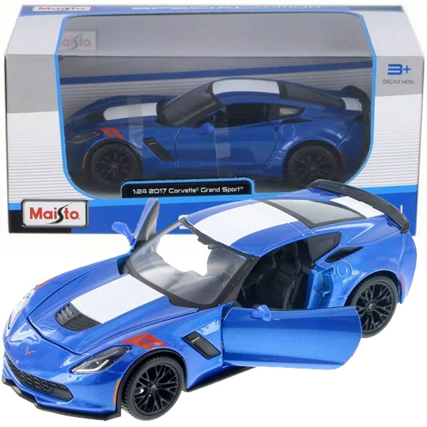 Maisto Metalni model autića 1:24 2017 Corvette Grand Sport 31516BU - ODDO igračke