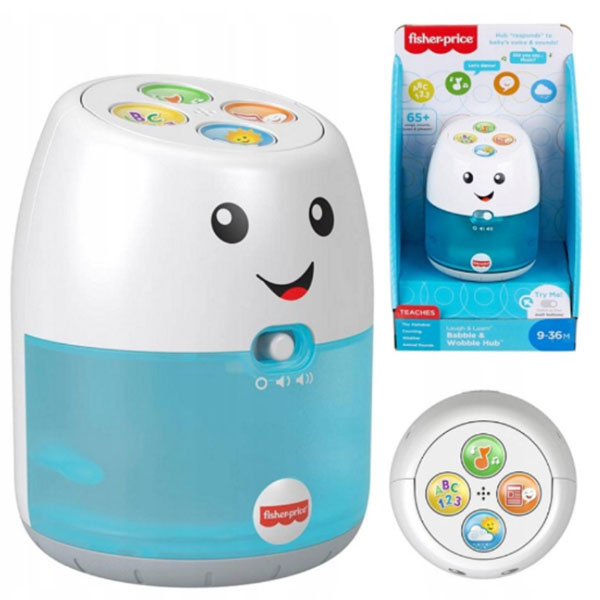 Fisher Price Babble Wobble Naučimo engleski i kineski noćno svetlo/muzička igračka GRW68 - ODDO igračke