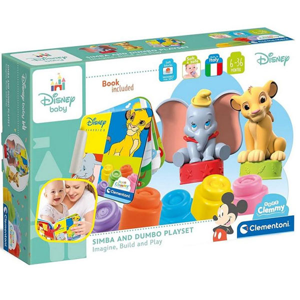 Mekane Gumene kocke Set sa kockicama Disney Clemmy CL17817 - ODDO igračke