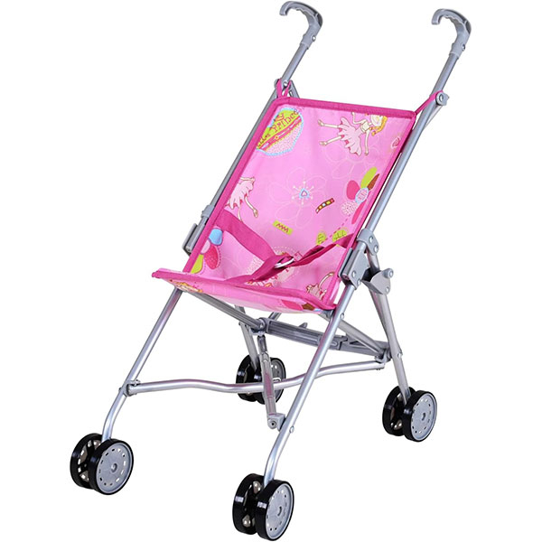Kolica za lutke Knorr Sim Little Princess pink 126086 - ODDO igračke