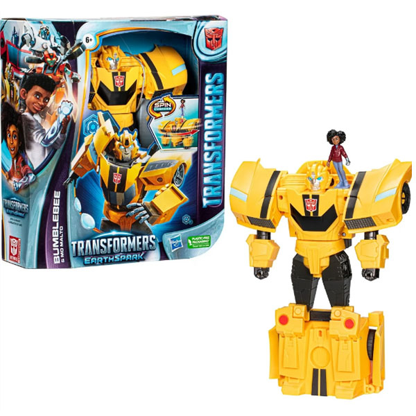 Hasbro Transformers EarthSpark Spin Changer Space Bumble Bee figura 184162 - ODDO igračke