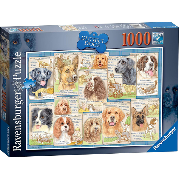 Ravensburger puzzle (slagalice) - 1000pcs Kuce RA16508 - ODDO igračke