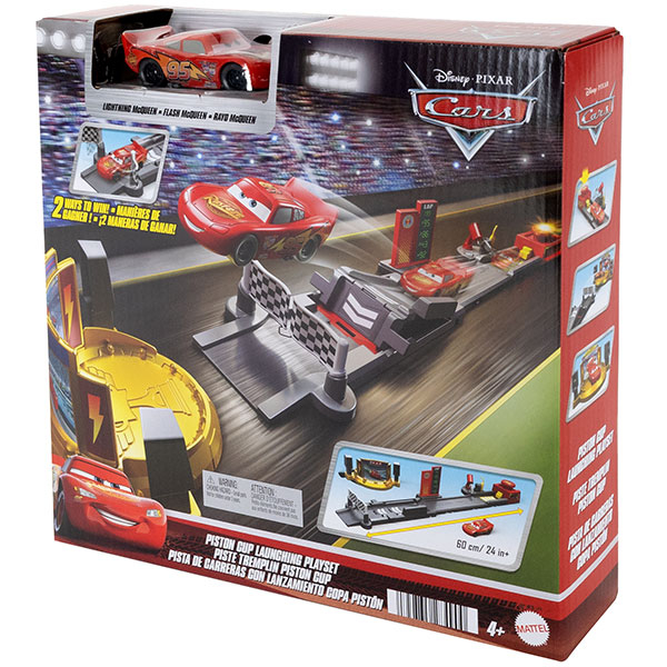 Cars Lightning McQueen – Piston Cup Launching Playset staza JDJ02 - ODDO igračke