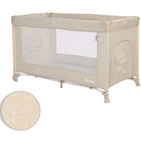 Prenosivi Krevetac Noemi 1 Nivo Fog Beige Star Lorelli 10080542217 - ODDO igračke