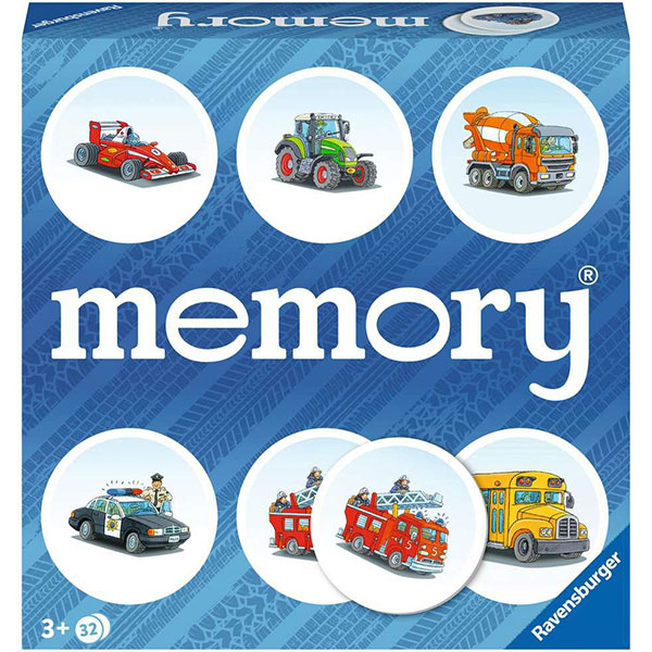 Ravensburger društvena igra - Igra memorije vozila RA22378 - ODDO igračke