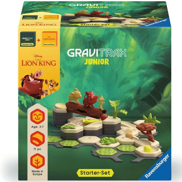 Ravensburger društvena igra - GraviTrax junior Lion King starter set RA73437 - ODDO igračke