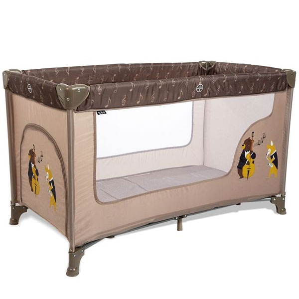 BBo prenosivi krevet 1 nivo Dream & Play Beige BK-065BEIGE - ODDO igračke