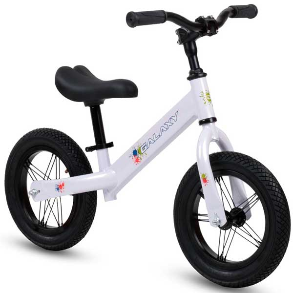 Balance bike Bicikl bez pedala Bi12 GALAXY beli 540208 - ODDO igračke
