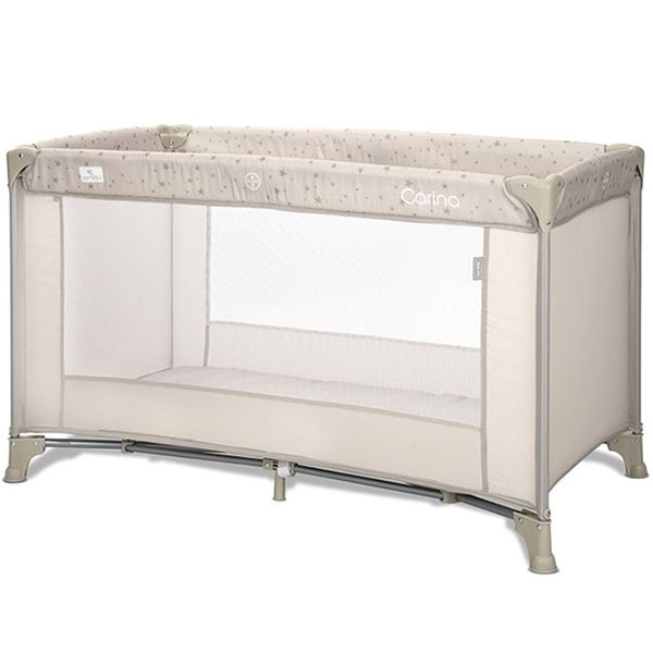Prenosivi krevet Carina 1 nivo - beige stars Lorelli 10080662417 - ODDO igračke