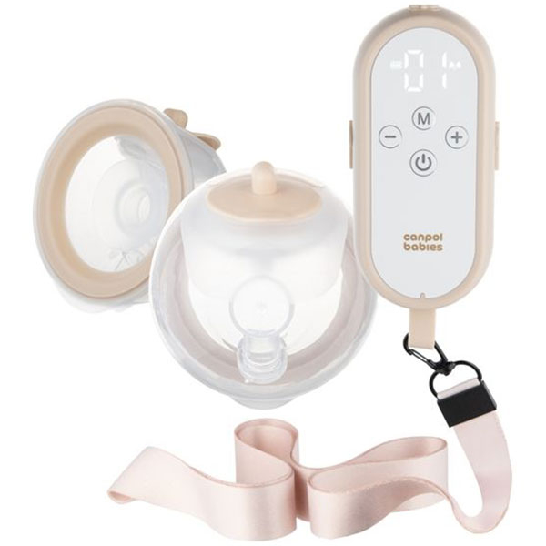Električna pumpica za izmazanje CANPOL BABIES TWIN - hands free (WIRELESS) 20/106 ABP1308 - ODDO igračke