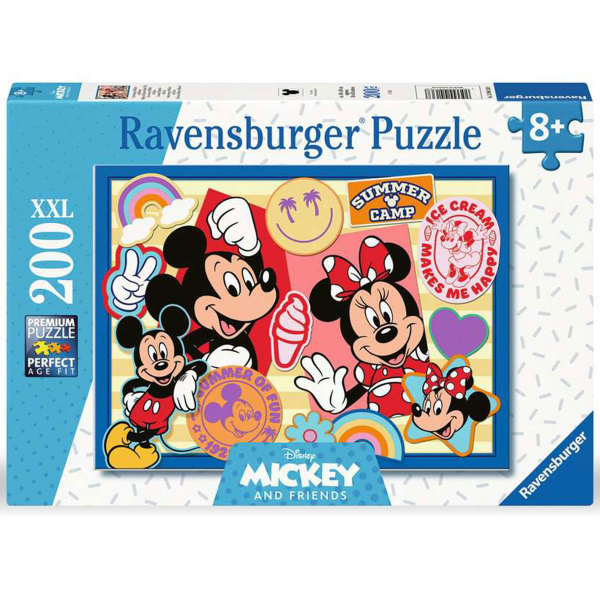 Ravensburger puzzle (slagalice) - 200XXL Mickey & Minnie's Road Trip RA12004136 - ODDO igračke