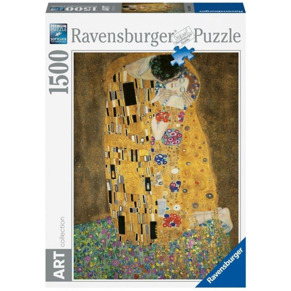 Ravensburger puzzle (slagalice) - 1500pcs Klimt The Kiss RA12000080 - ODDO igračke