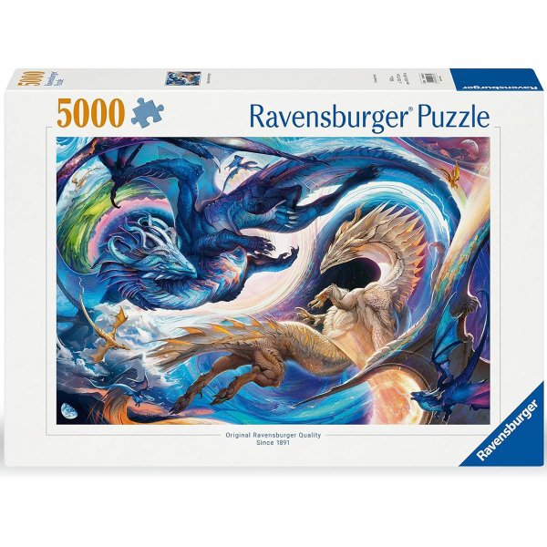 Ravensburger puzzle (slagalice) - 5000pcs Giant Dragon Festival for Day and Night Hour RA12000813 - ODDO igračke
