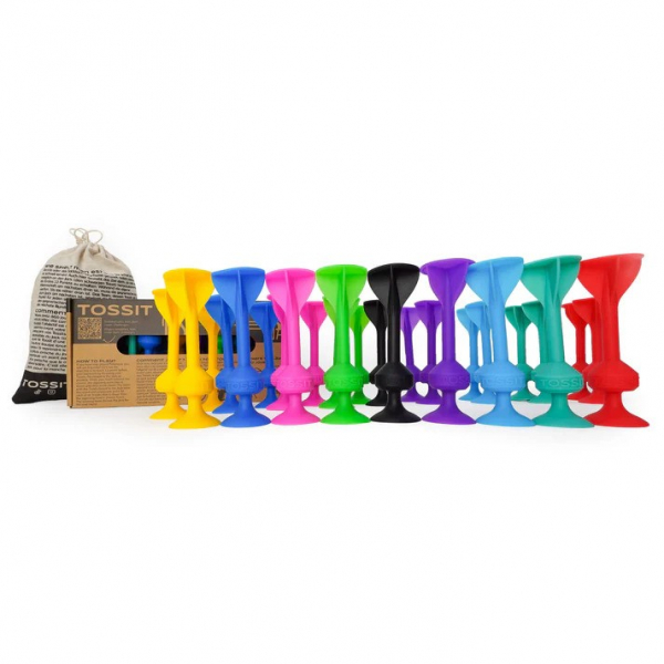 Tossit Igra Original Party Pack Red Cyan Pink Blue Purple Green Blue Yellow 77204 - ODDO igračke