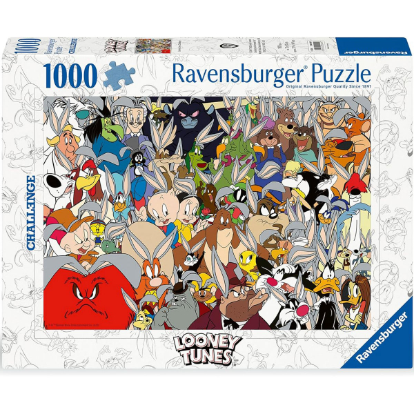 Ravensburger puzzle (slagalice) - 1000pcs Looney Tunes - Izazaov RA12000409 - ODDO igračke