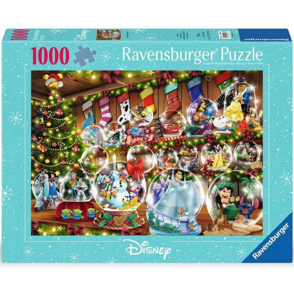 Ravensburger puzzle (slagalice) - 1000pcs Diznijeve snežne kugle RA12000537 - ODDO igračke