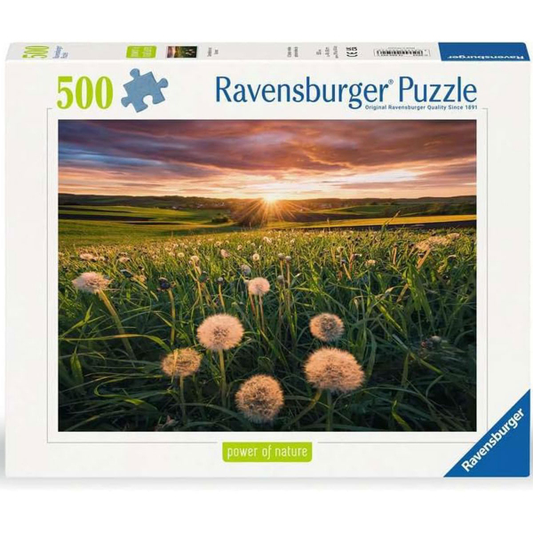 Ravensburger puzzle (slagalice) - 500pcs Maslačci na zalasku sunca RA12000592 - ODDO igračke