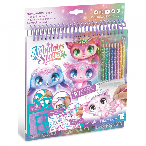 Kreativna bojanka sa Nebulous prijateljicama 11141 - ODDO igračke