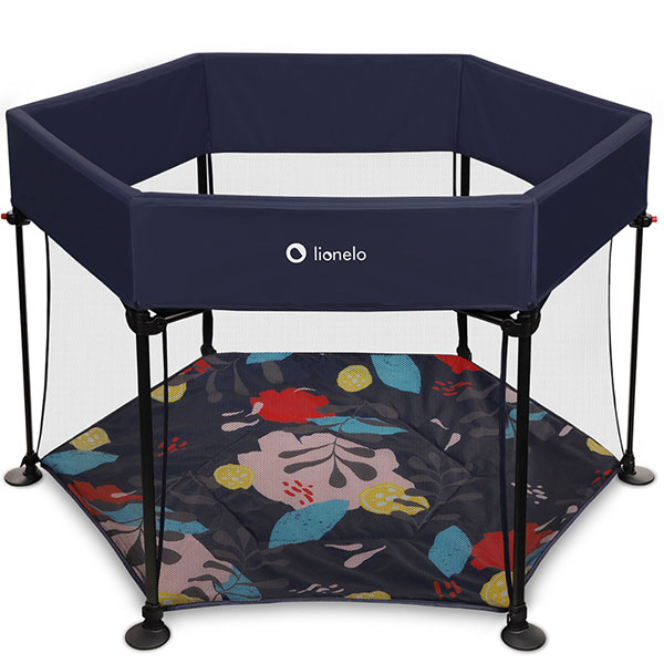Ogradica za bebe prenosna Roel Blue Navy Lionelo 41358322 - ODDO igračke