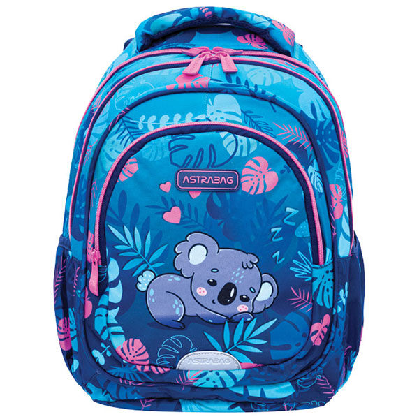 Ranac za školu anatomski 3zipa AB330 Sweet Koala 25.Astrabag 502025001 plavo-roze - ODDO igračke