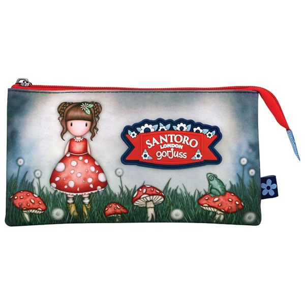 Pernica pravougaona 1zip 3pregrade Little Mushroom Gorjuss 1280GJ07 - ODDO igračke