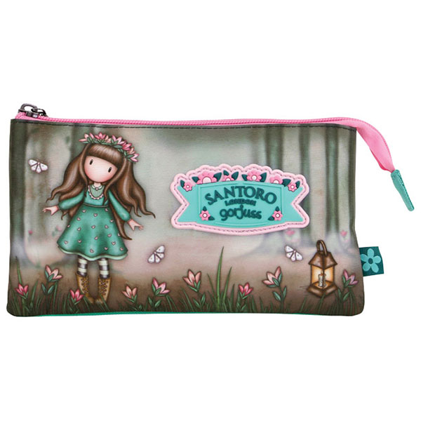 Pernica pravougaona 1zip 3pregrade Woodland Wildflower Gorjuss 1280GJ08 - ODDO igračke