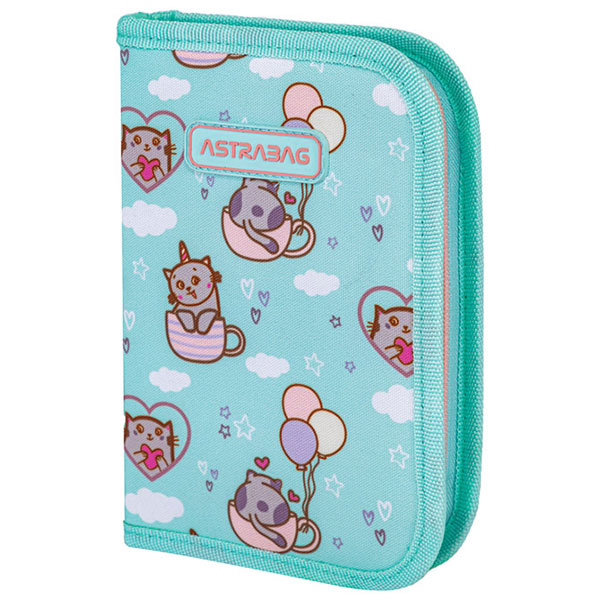 Pernica prazna 1zip 2preklopa AC1 Kittys World 24.Astrabag 503024001svetlo roze - ODDO igračke
