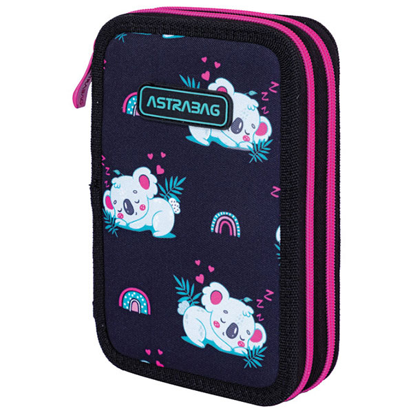 Pernica puna 2zipa AC21 Sleepy Koala 24.Astrabag 503024009 crno-roze - ODDO igračke