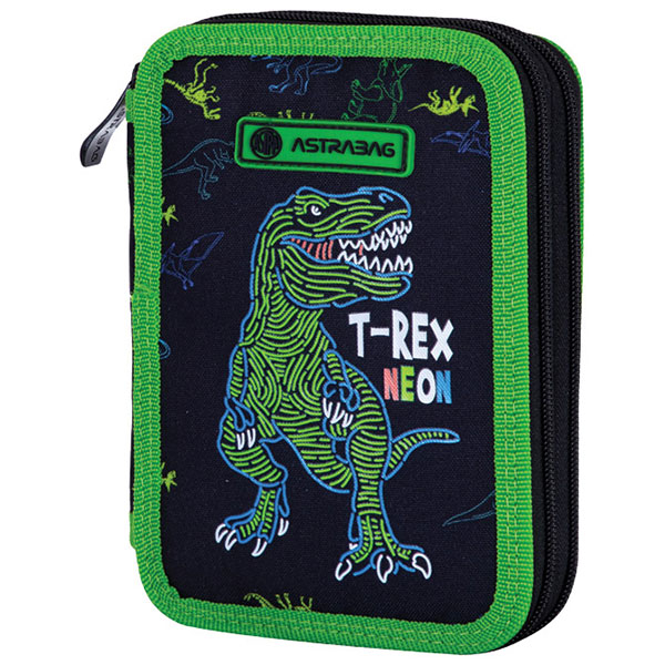 Pernica puna 2zipa AC21 T-Rex Neon 24.Astrabag 503023019 crno-zelena - ODDO igračke