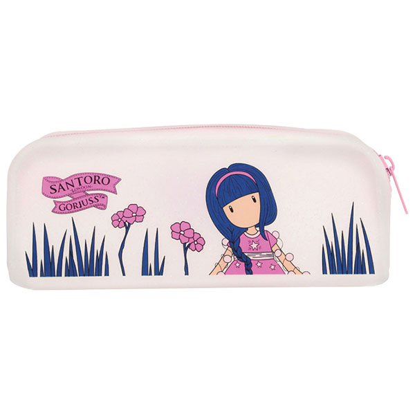 Pernica silikonska pravougaona glitter 1zip Fairy Dusk Gorjuss 1337GJ01 - ODDO igračke