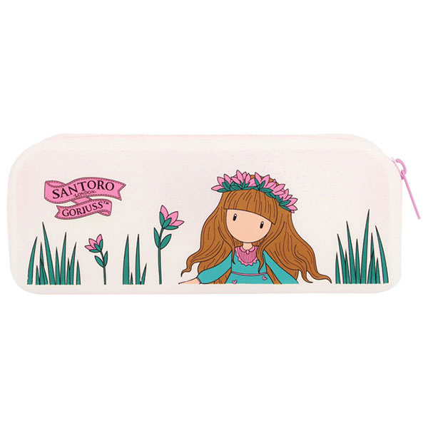 Pernica silikonska pravougaona glitter 1zip Woodland Wildflower Gorjuss 1337GJ04 - ODDO igračke