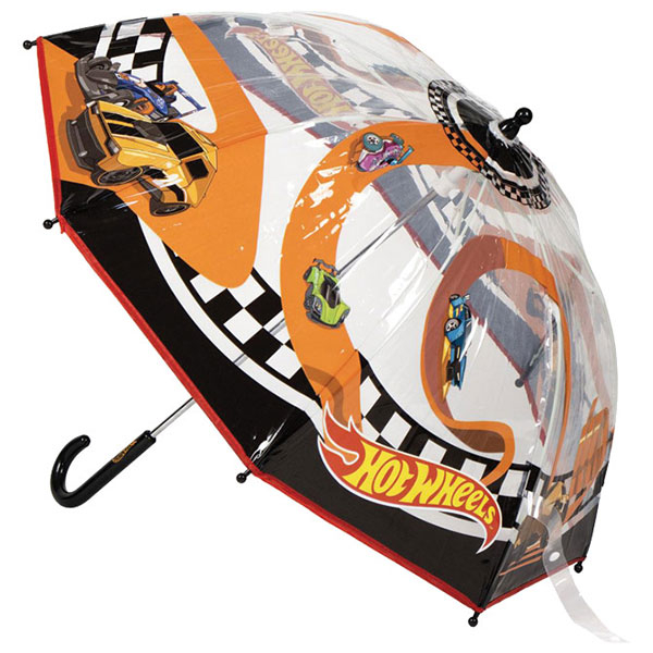 Kišobran dečji ručni (kupola) 45cm Hot Wheels Cerda 2400000857 - ODDO igračke