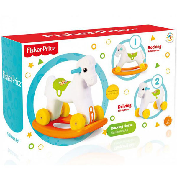 Guralica za decu i klackalica Konjić Fisher Price 018090 - ODDO igračke