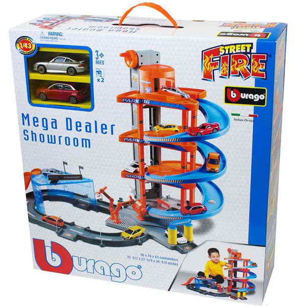Burago Garaža Mega Deadler 1:43 Showroom Igračka za Decu BU30031 - ODDO igračke