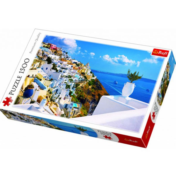 Trefl Puzzla Santorini, Greece 1500 pcs 26119 - ODDO igračke