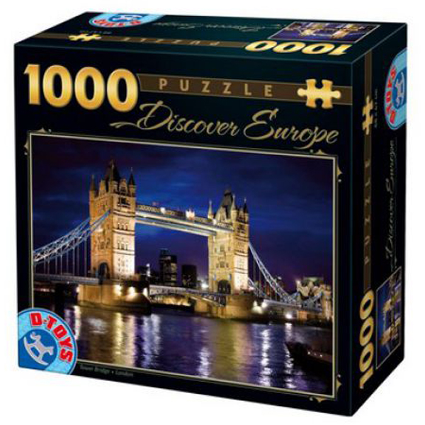 DToys puzzle Tower Bridge 1000pcs 07/65995-01 - ODDO igračke