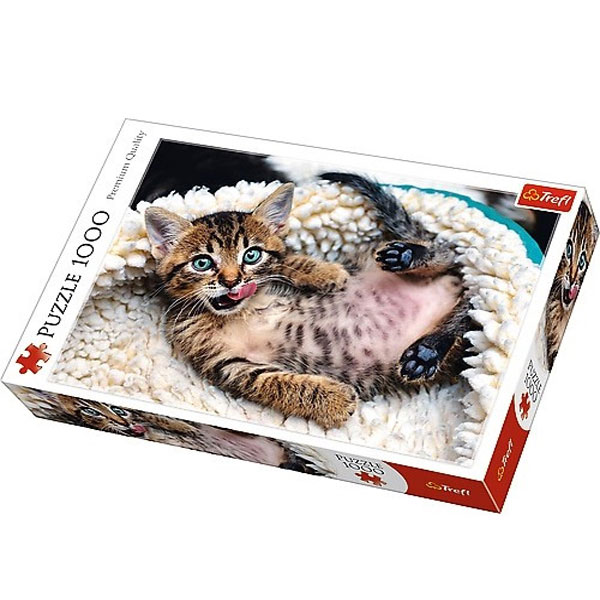 Trefl Puzzle Cheerful Kitten 1000pcs 10448 - ODDO igračke