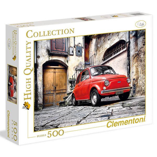 Clementoni Puzzla Fiat 500 500pcs 30575 - ODDO igračke