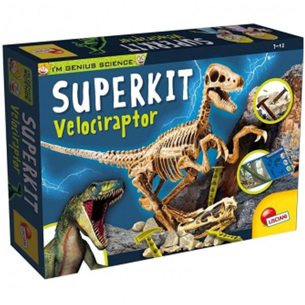 Mali Genije Super Kit Velociraptor Lisciani 56422 - ODDO igračke