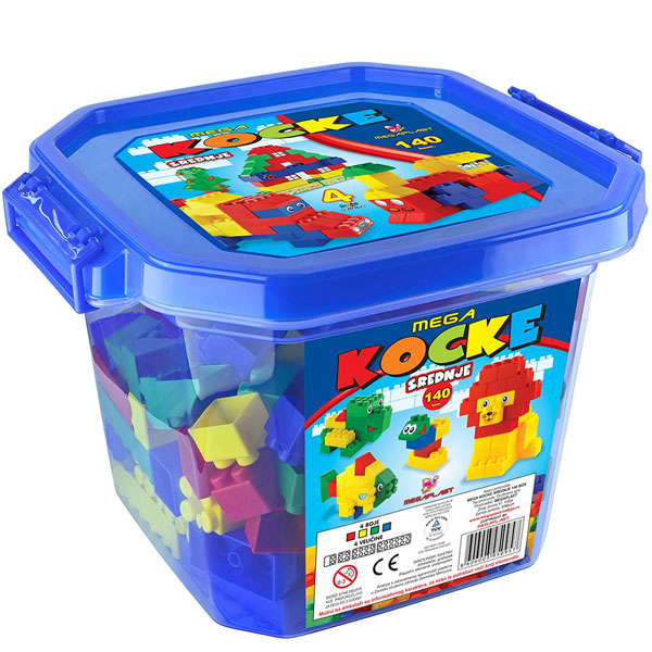 Mega kocke S box 140pcs 3950957 - ODDO igračke