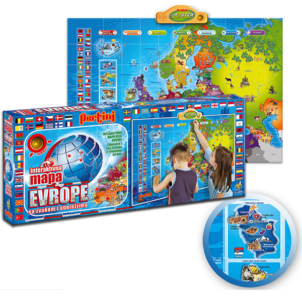Elektronska Mapa Evrope P-0239 - ODDO igračke